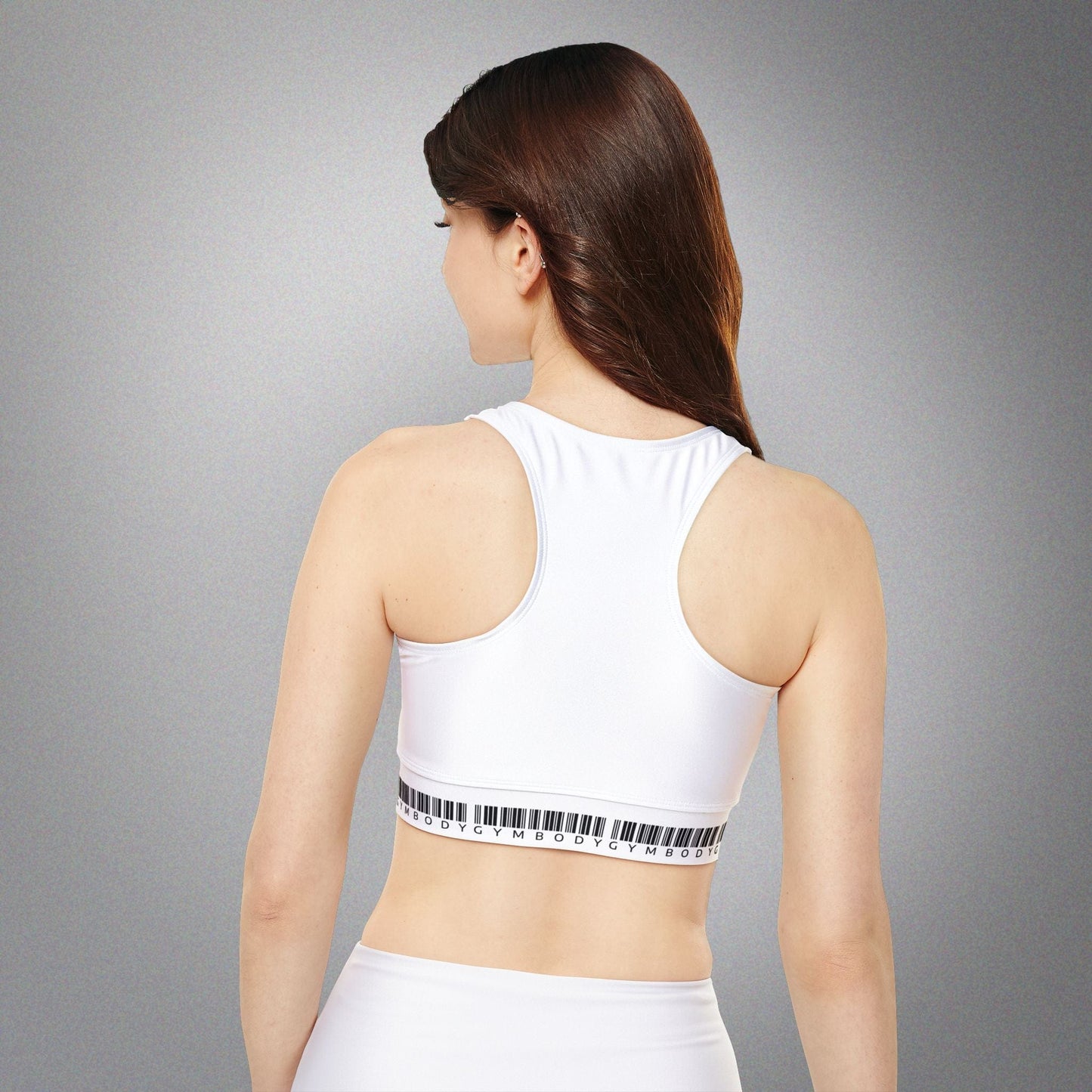 Padded Sports Bra White