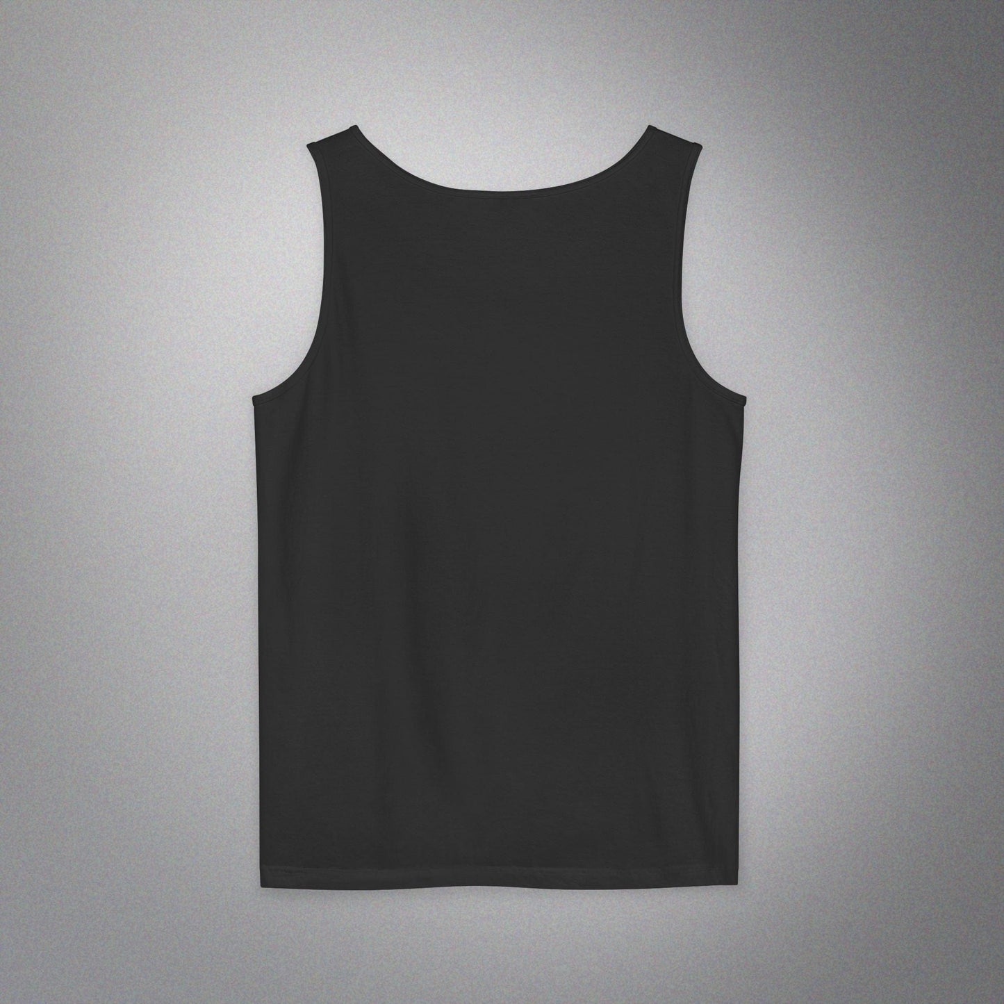 Men's Garment-Dyed Tank Top Black