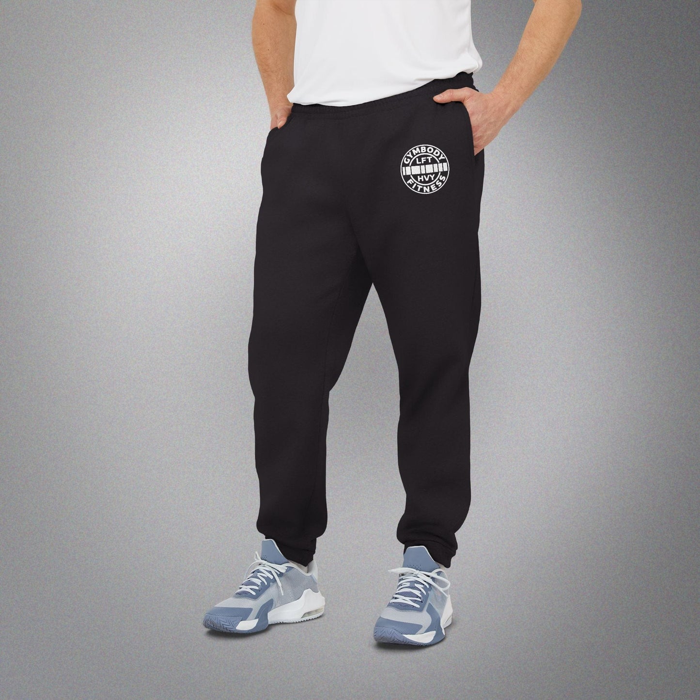 Men's Fleece Joggers Black, Adidas