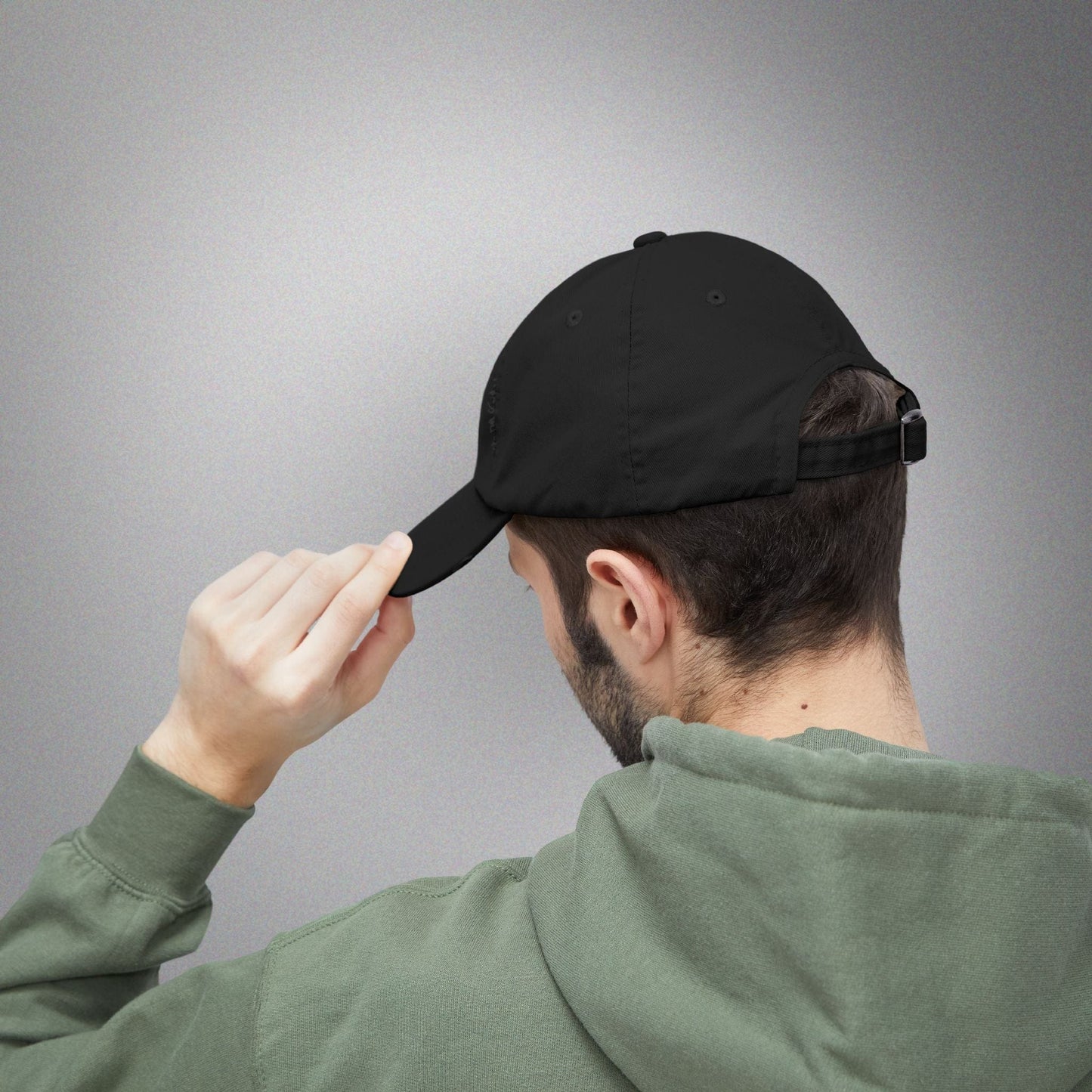 Distressed Hat Black