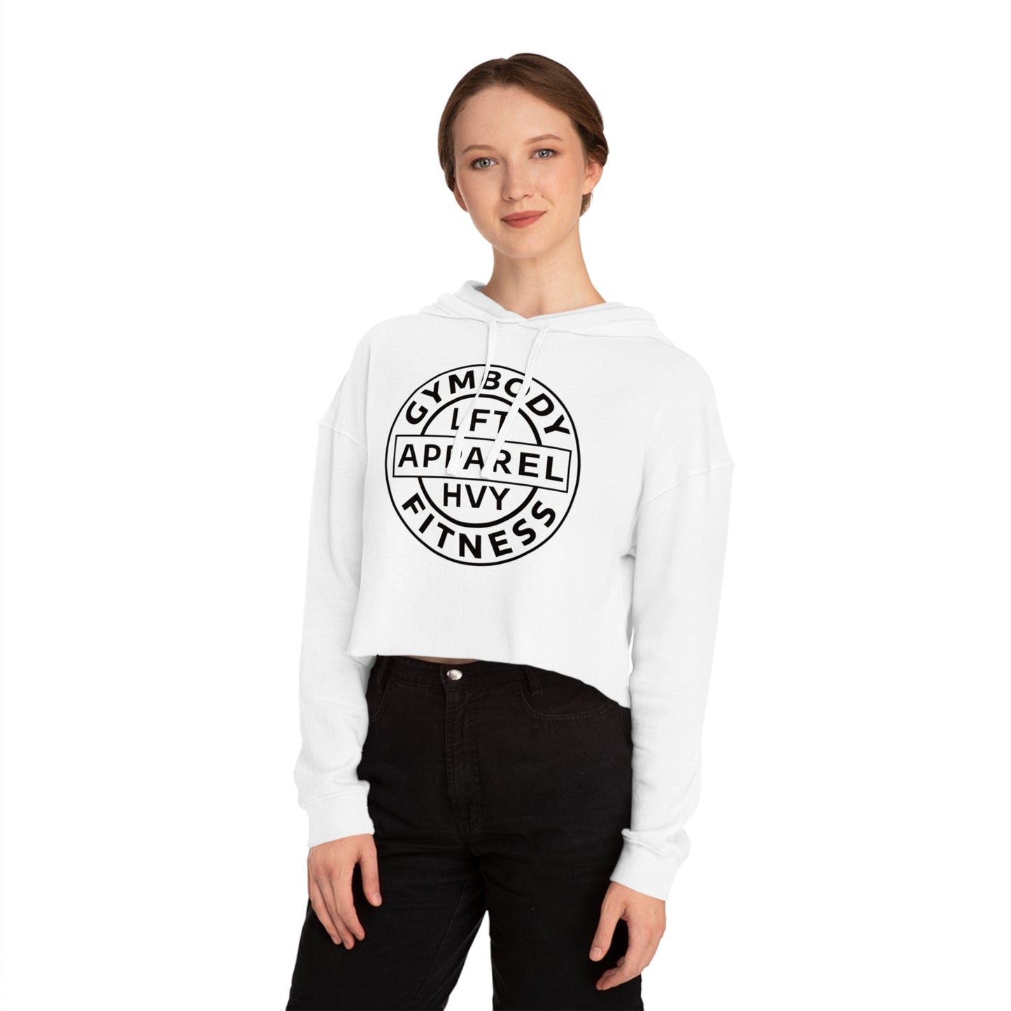 Women’s Crop Hoodie White