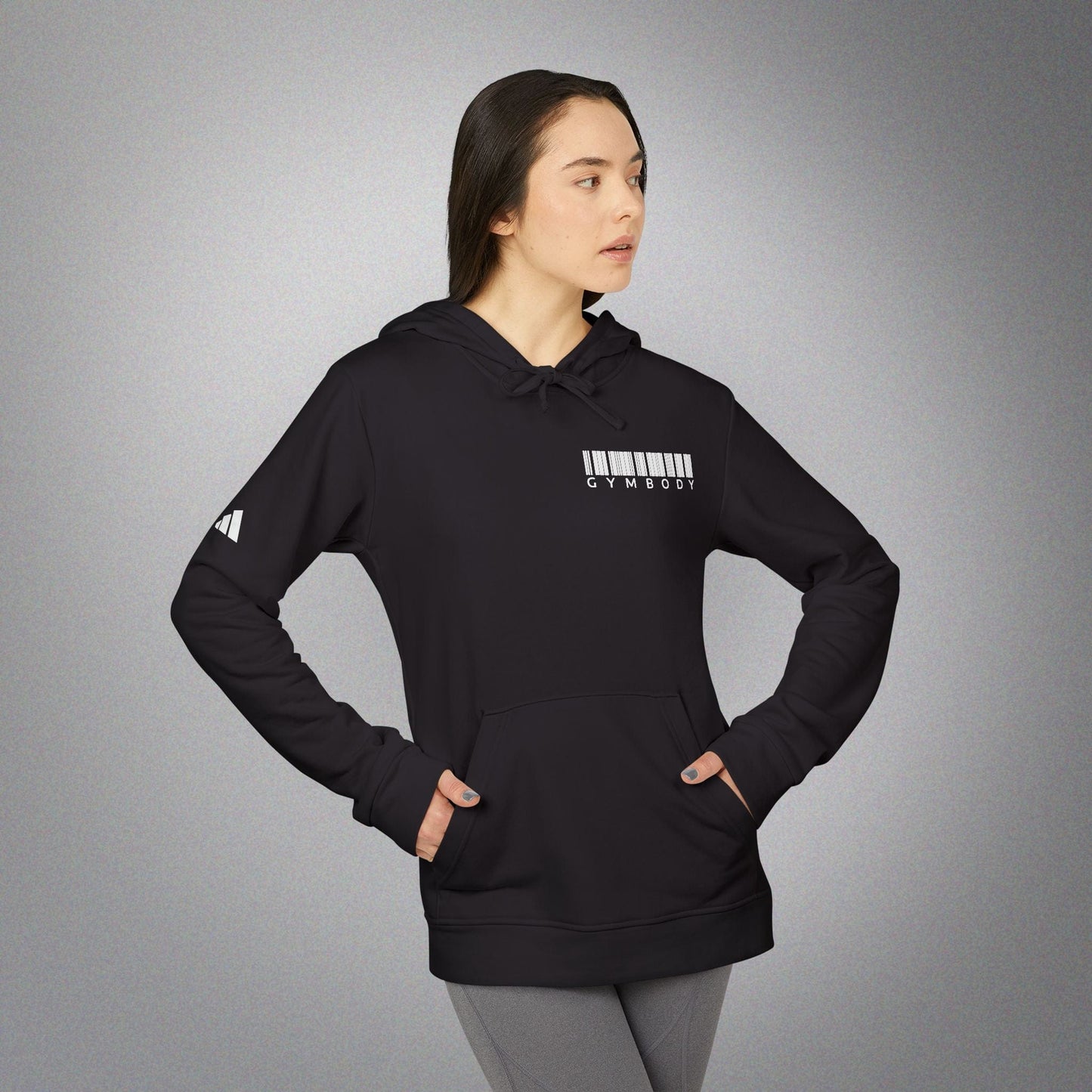 Women's Fleece Hoodie Black, adidas®