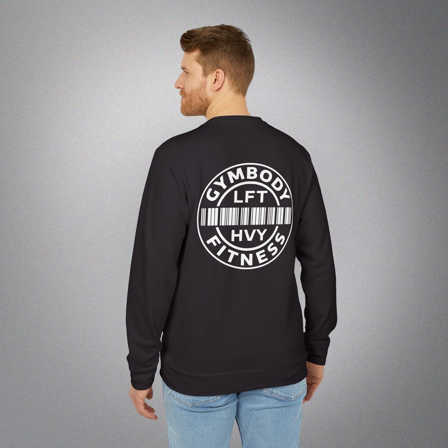 Men's Fleece Sweatshirt Black, adidas®