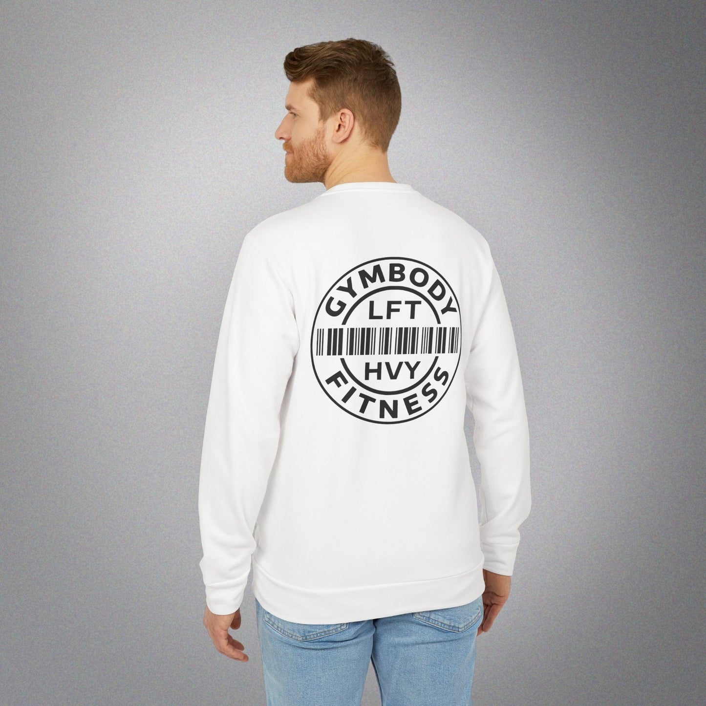 Men's Fleece Sweatshirt White, adidas®