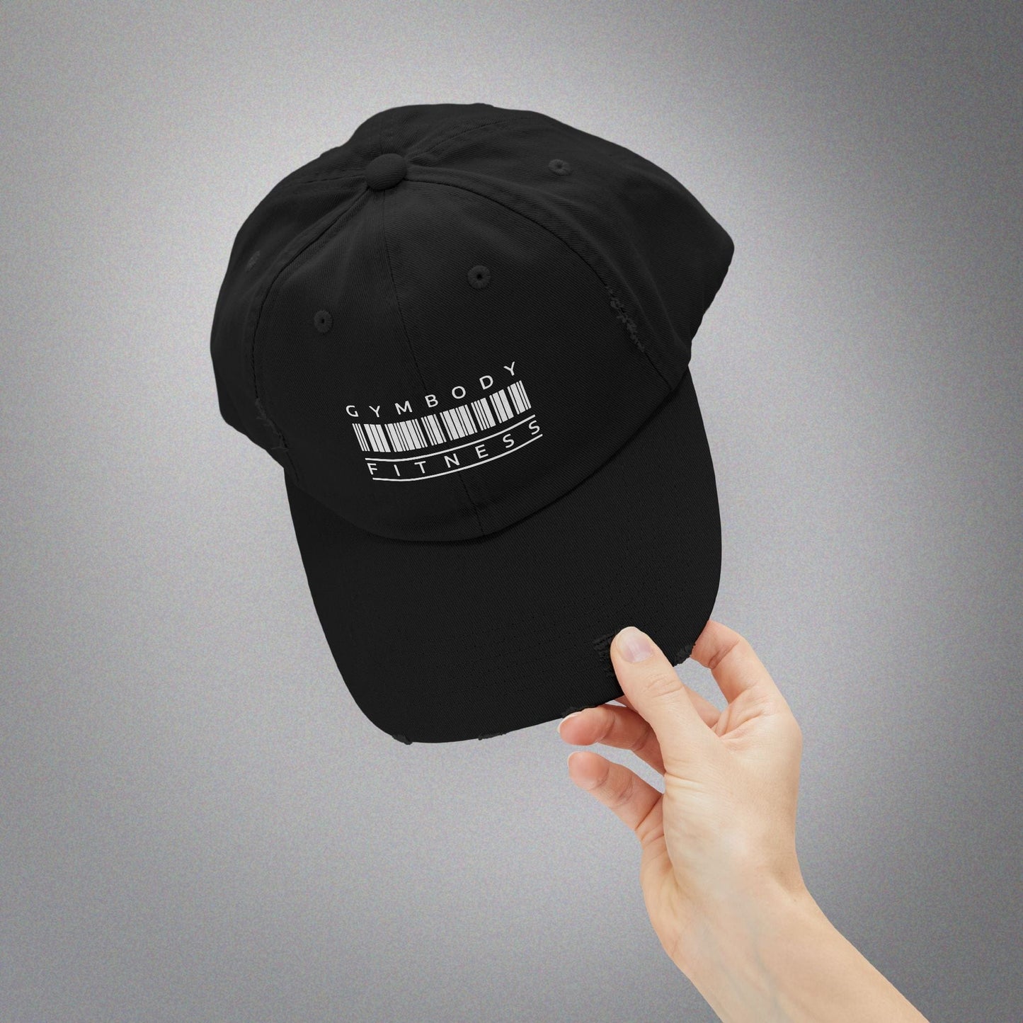 Distressed Hat Black