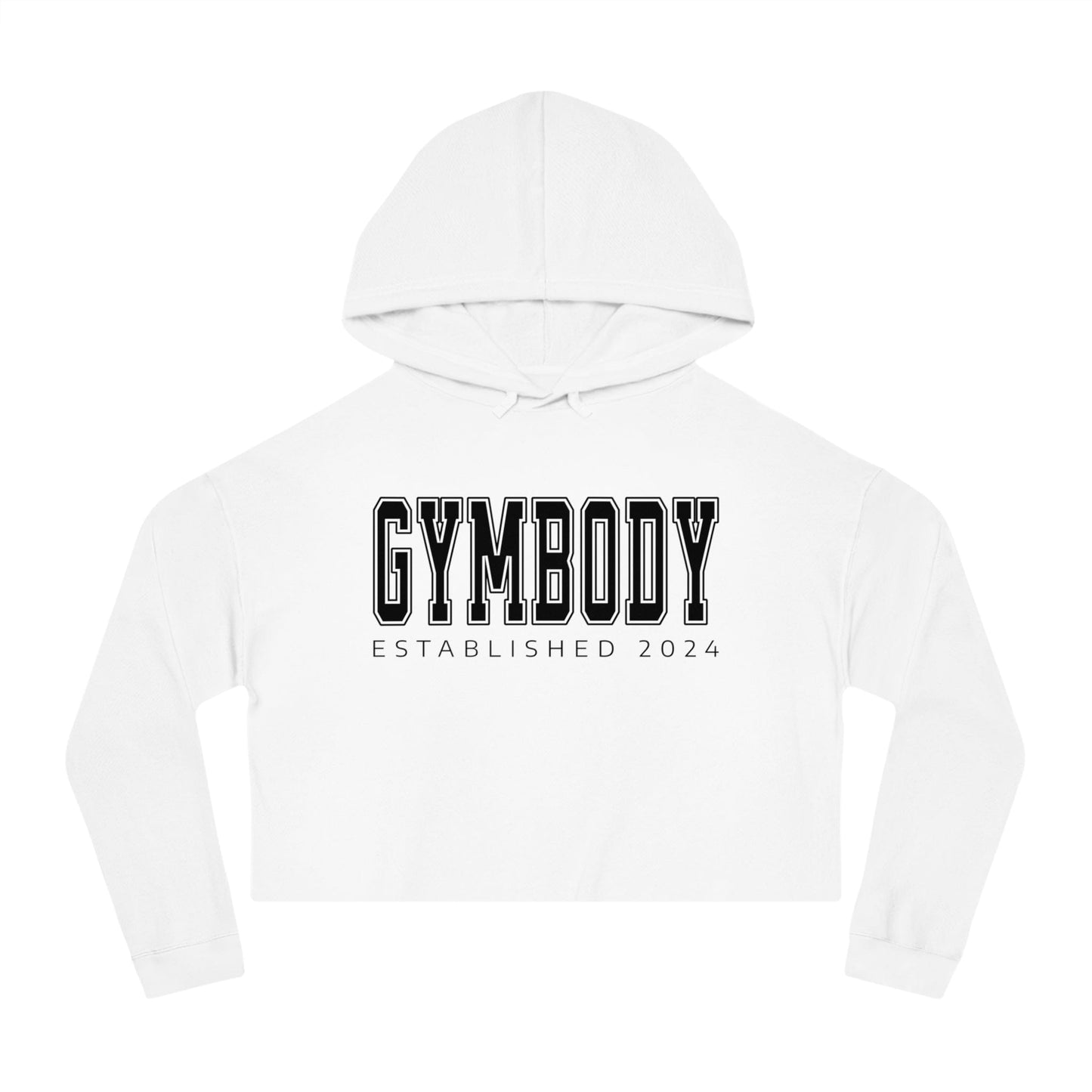 Women’s Crop Hoodie White