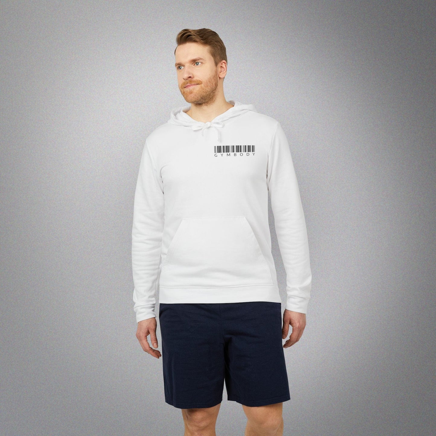 Men's Fleece Hoodie White, adidas®