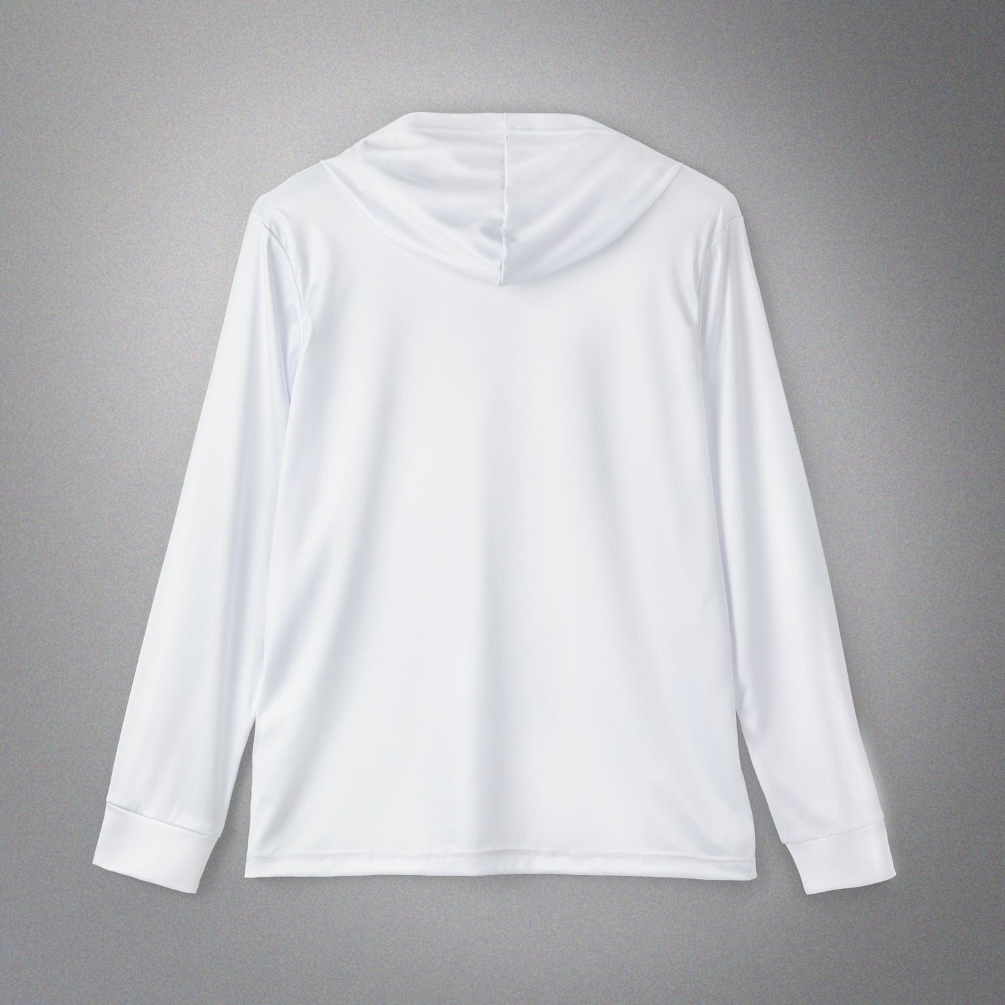 Men's Moisture-Wicking Polyester Hoodie White