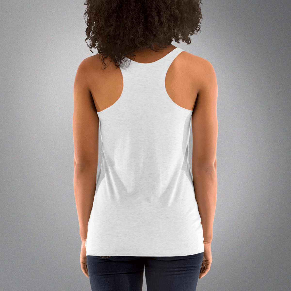 Women's Racerback Tank White