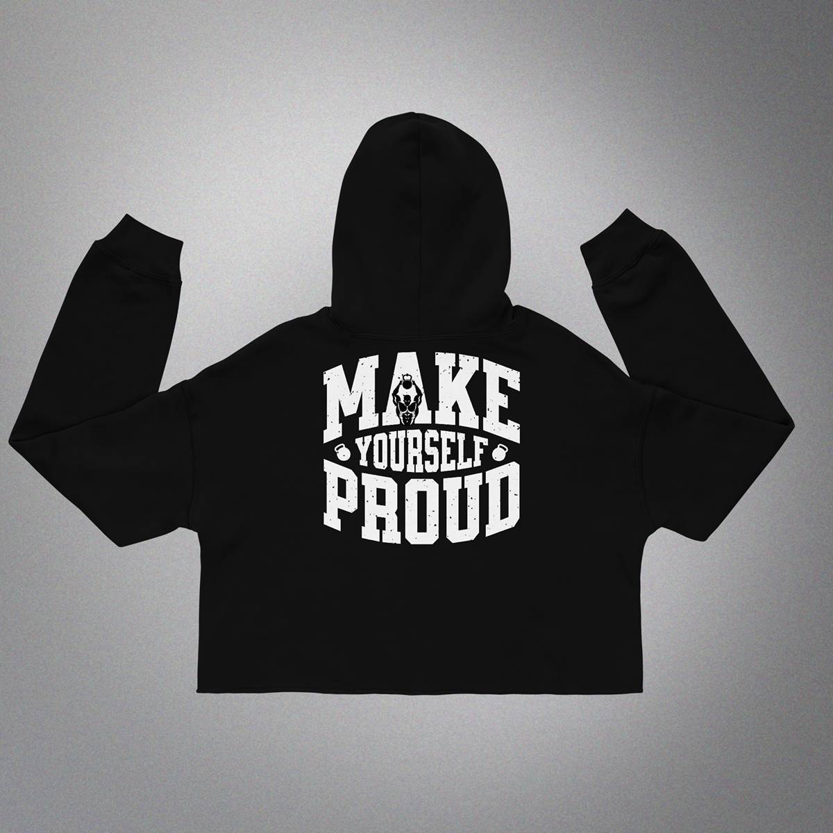 Women's Crop Hoodie Black