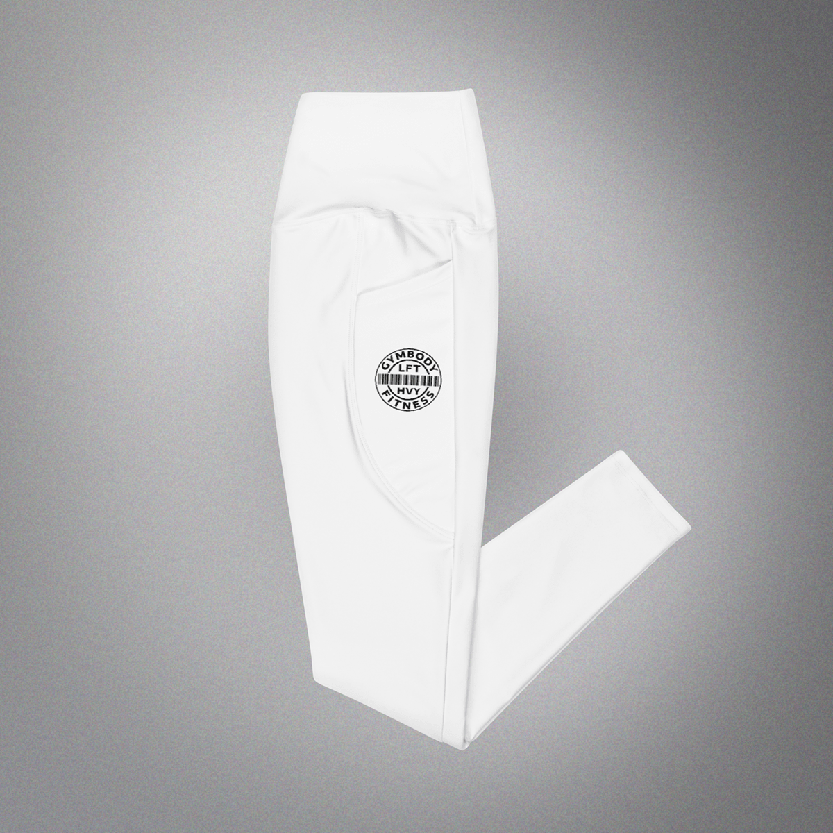 Women's Crossover Leggings w/ Pockets White