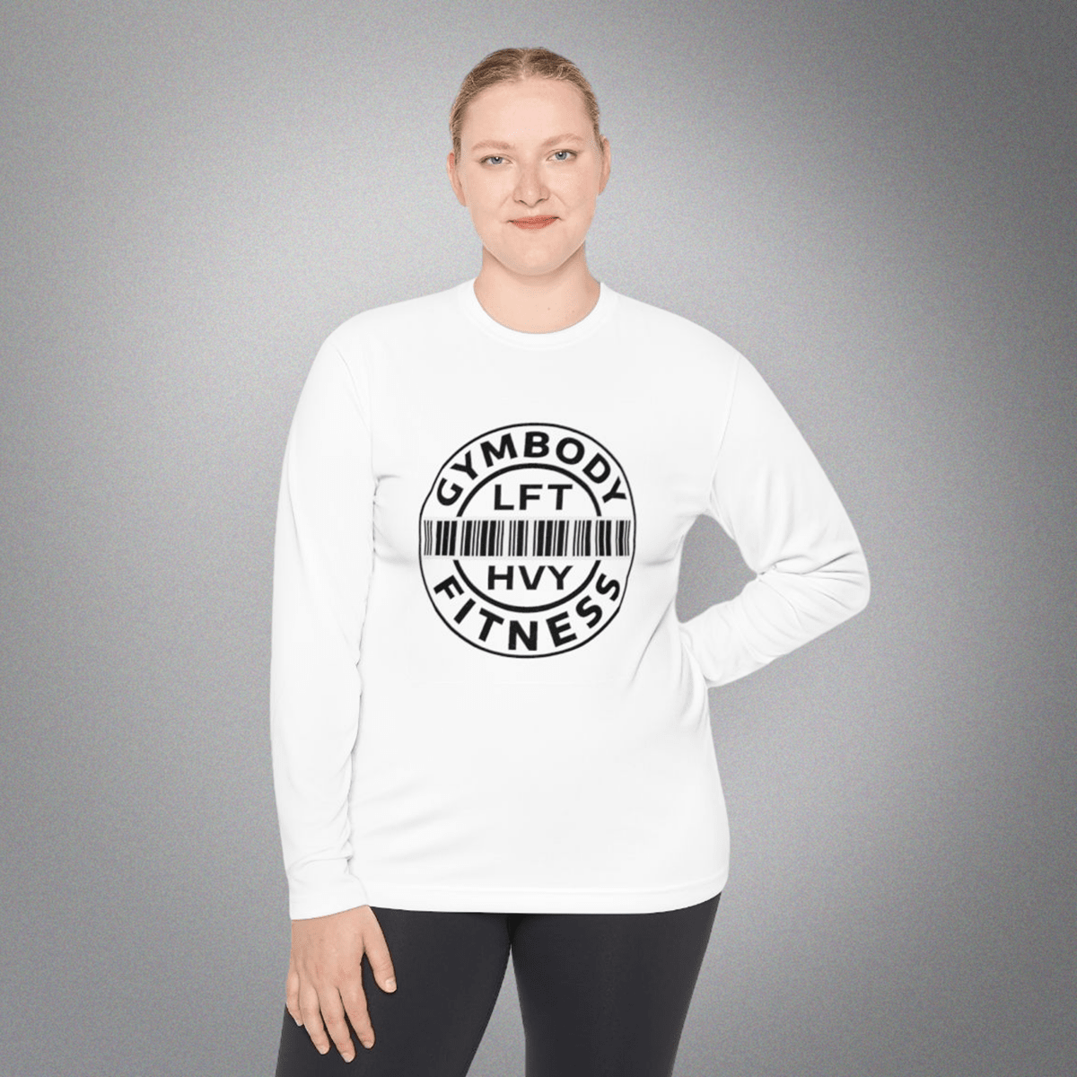 Women's Moisture-Wicking Polyester Long Sleeve White