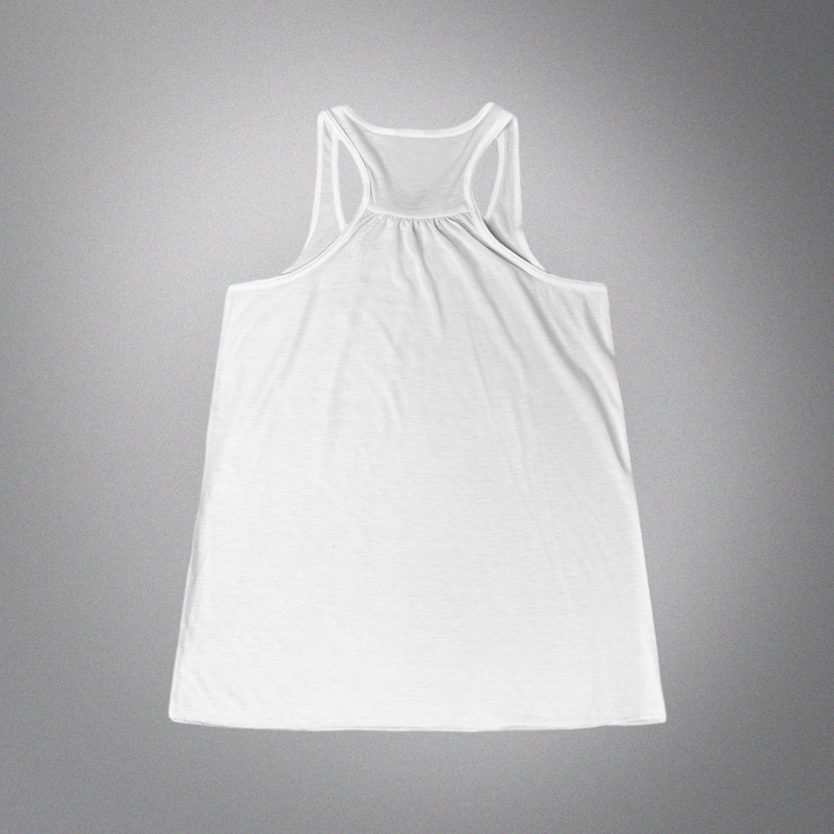 Women's Flowy Racerback Tank White