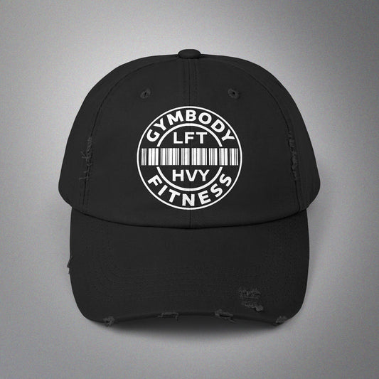 Distressed Hat Black