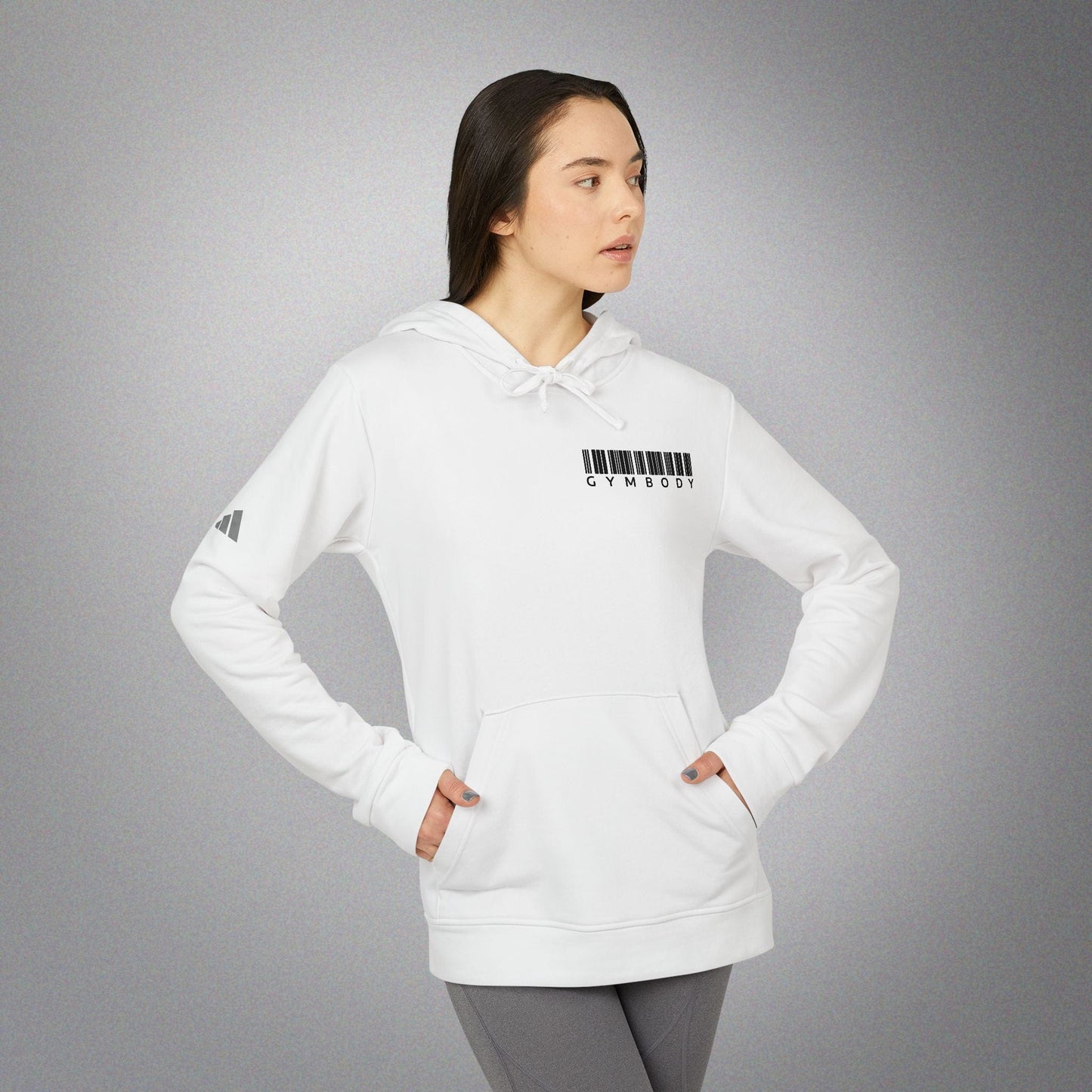 Women's Fleece Hoodie White, adidas®