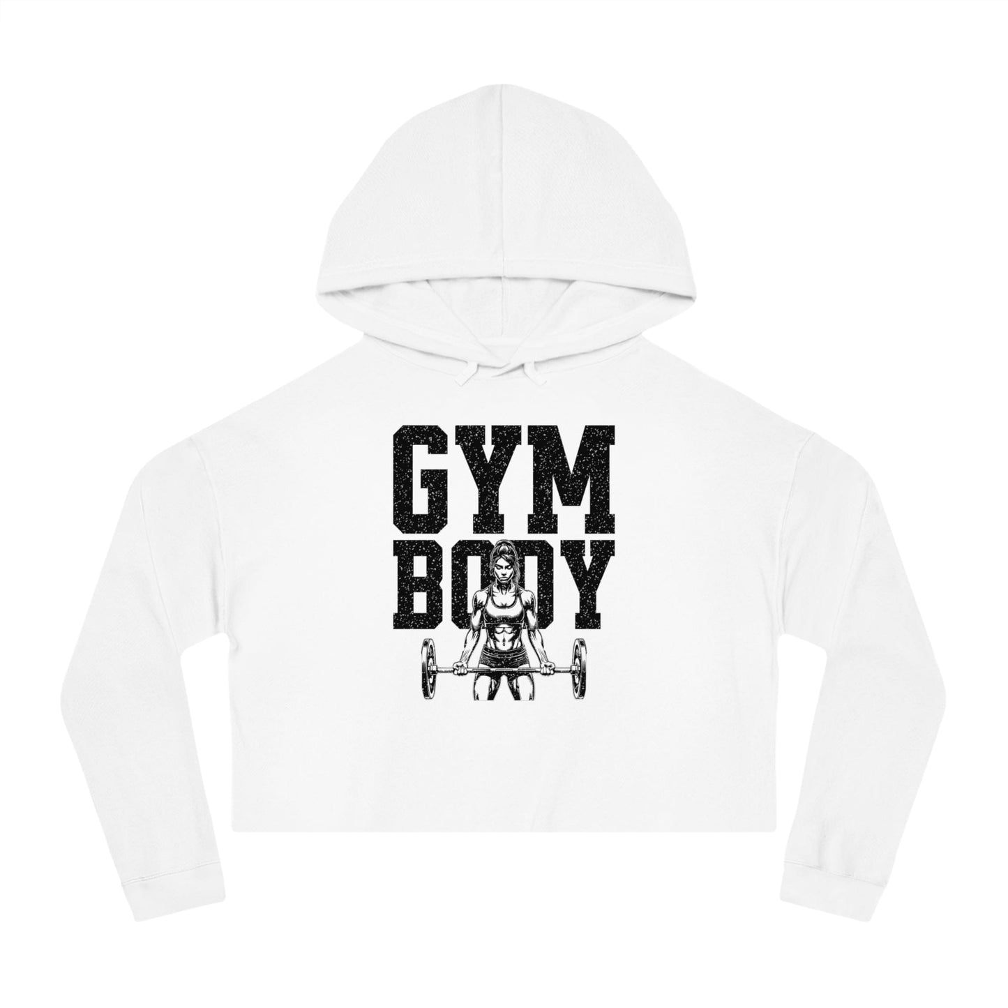 Women’s Crop Hoodie White