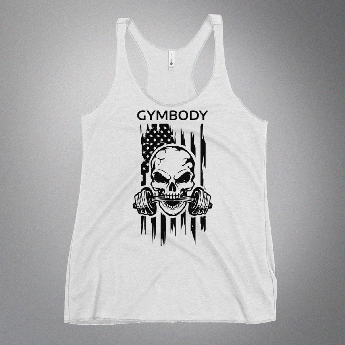 Women's Racerback Tank White