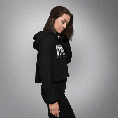 Women's Crop Hoodie Black