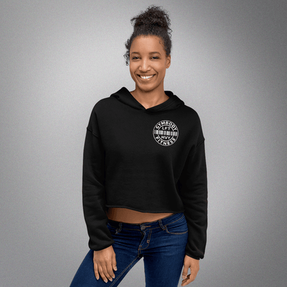 Women's Crop Hoodie Black