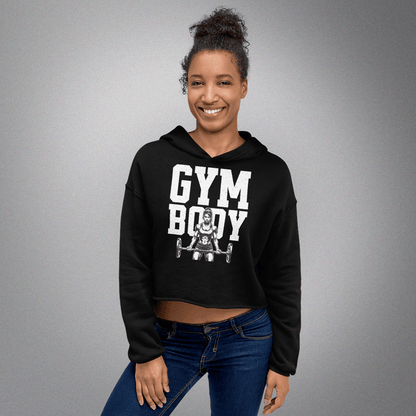 Women's Crop Hoodie Black