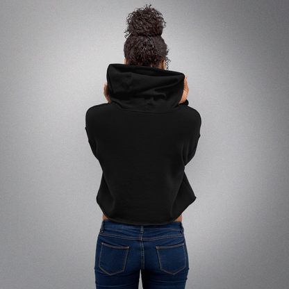 Women's Crop Hoodie Black