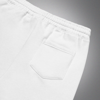 Men's Fleece Shorts White