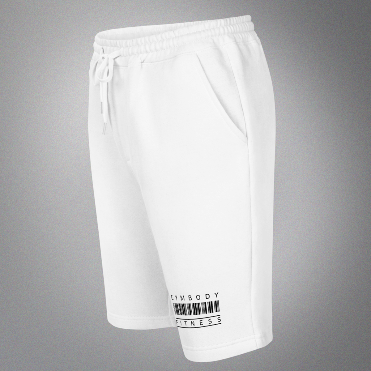 Men's Fleece Shorts White