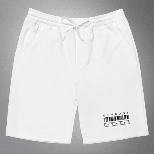 Men's Fleece Shorts White