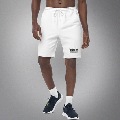 Men's Fleece Shorts White