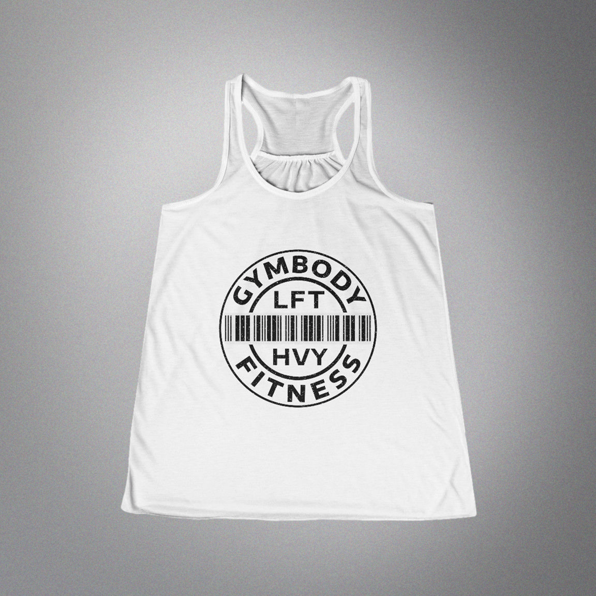 Women's Flowy Racerback Tank White