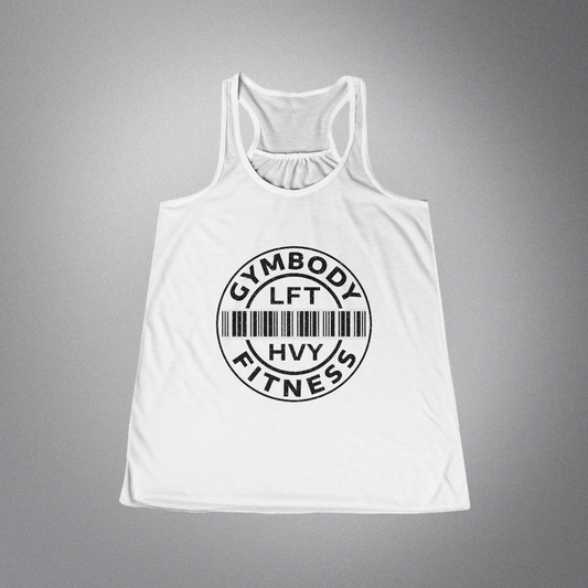 Women's Flowy Racerback Tank White