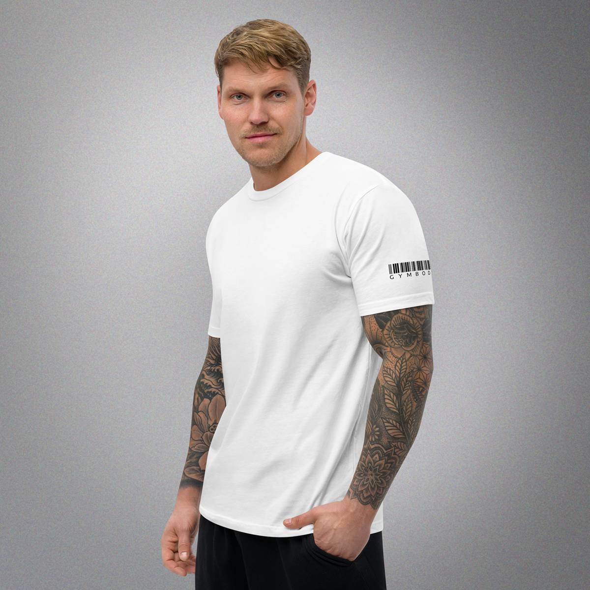 Men's Cotton Short Sleeve White