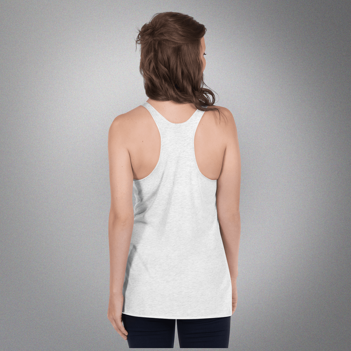 Women's Racerback Tank White