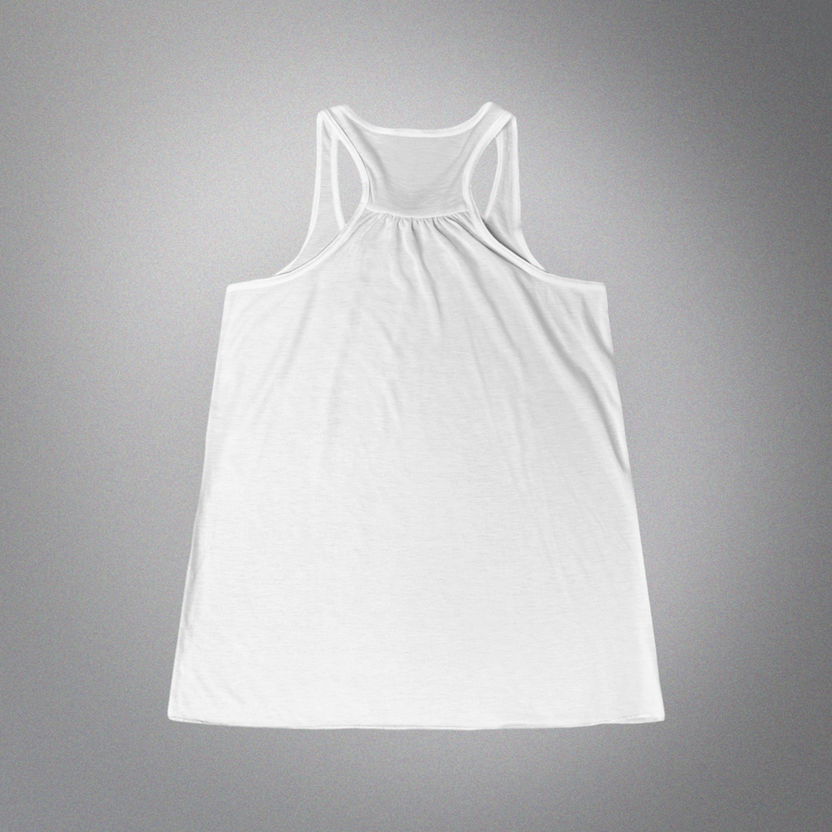 Women's Flowy Racerback Tank White