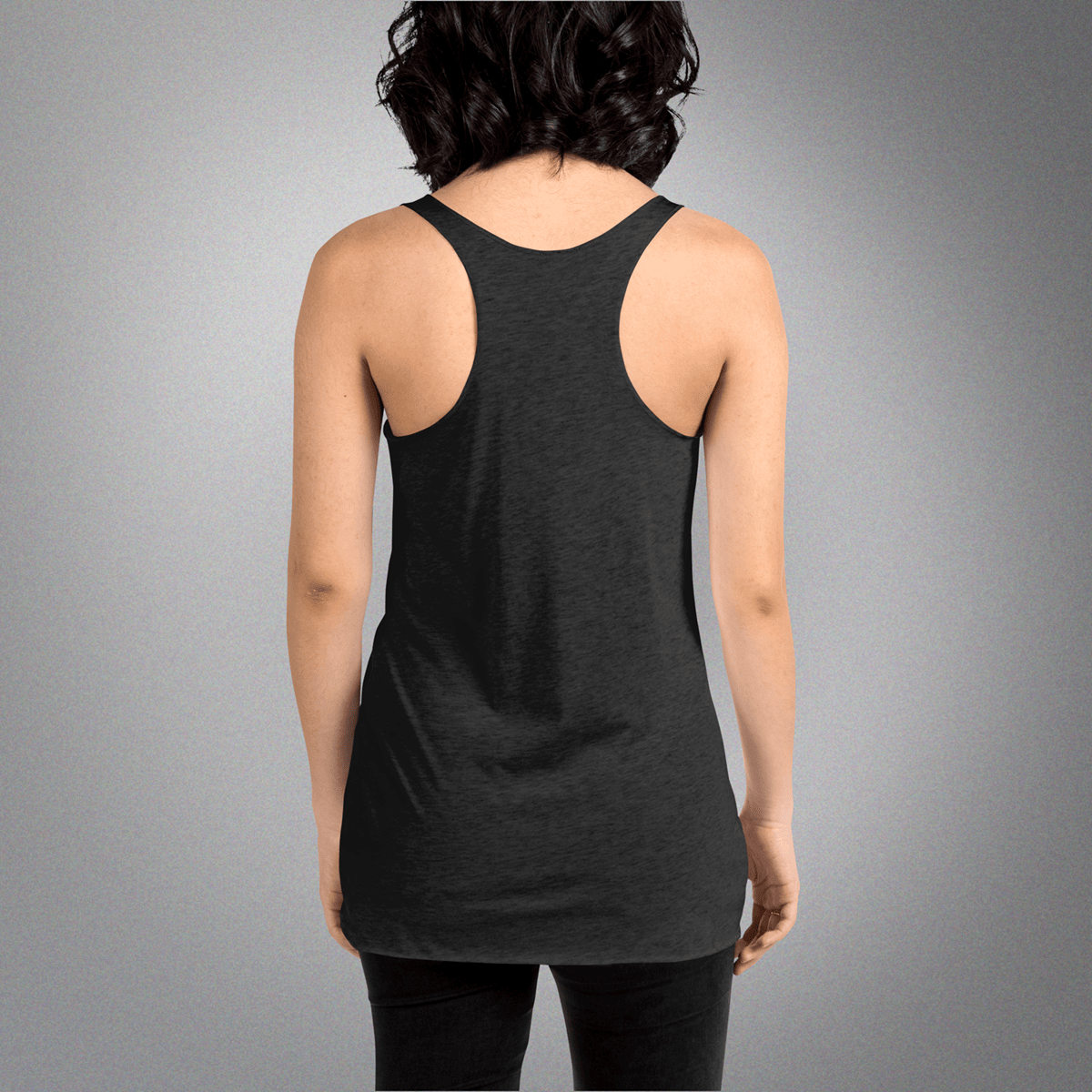 Women's Racerback Tank Black