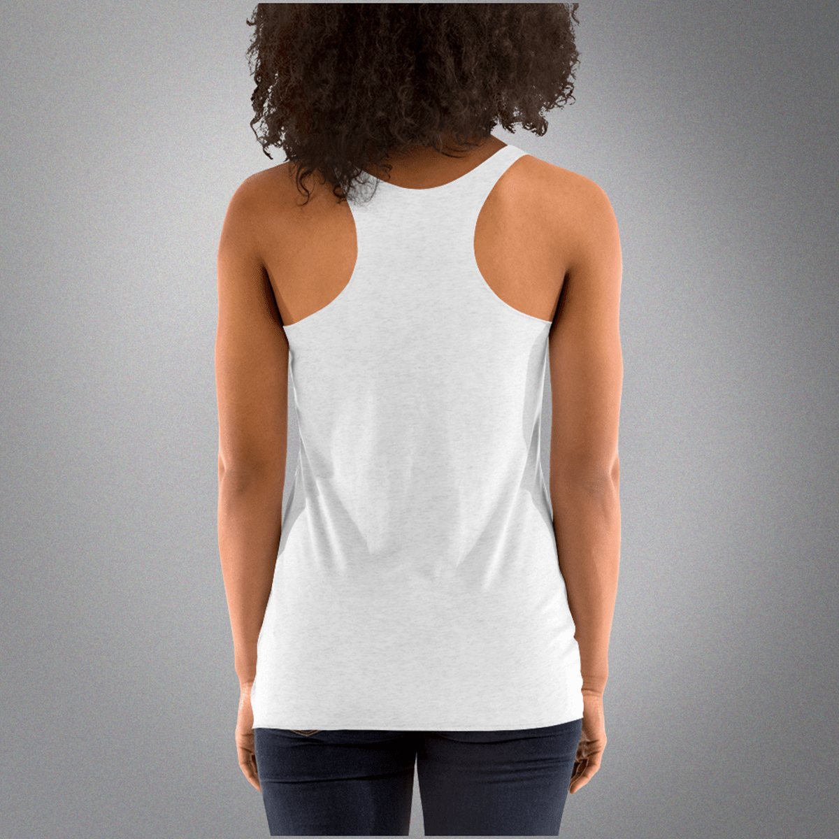 Women's Racerback Tank White