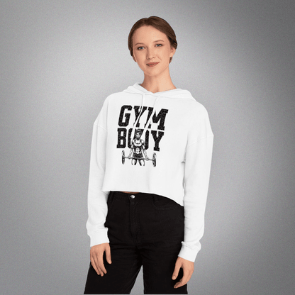 Women’s Crop Hoodie White