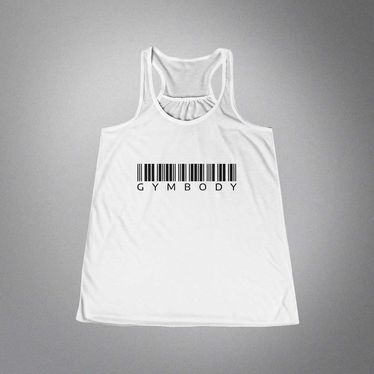 Women's Flowy Racerback Tank White