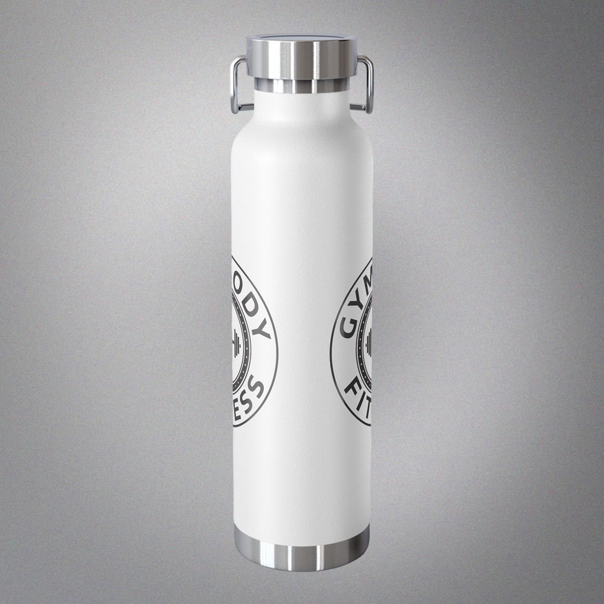 Copper Vacuum Insulated Bottle, 22oz White