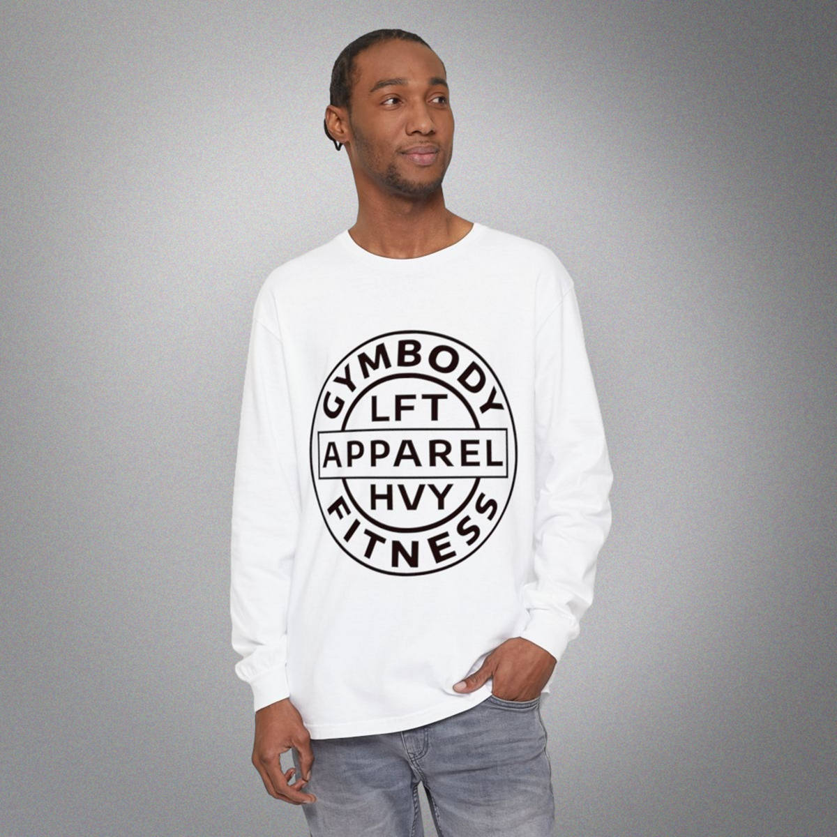 Men's Cotton Long Sleeve White