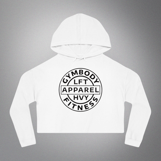 Women’s Crop Hoodie White