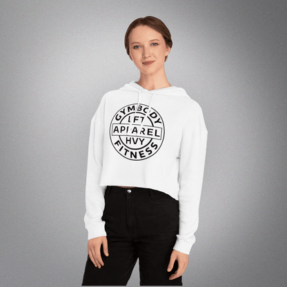 Women’s Crop Hoodie White