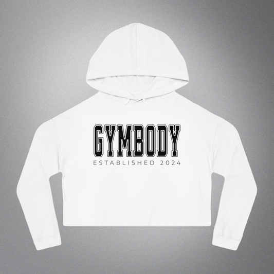 Women’s Crop Hoodie White