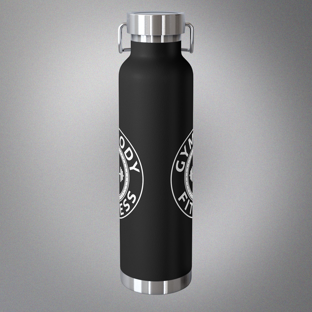 Copper Vacuum Insulated Bottle, 22oz Black