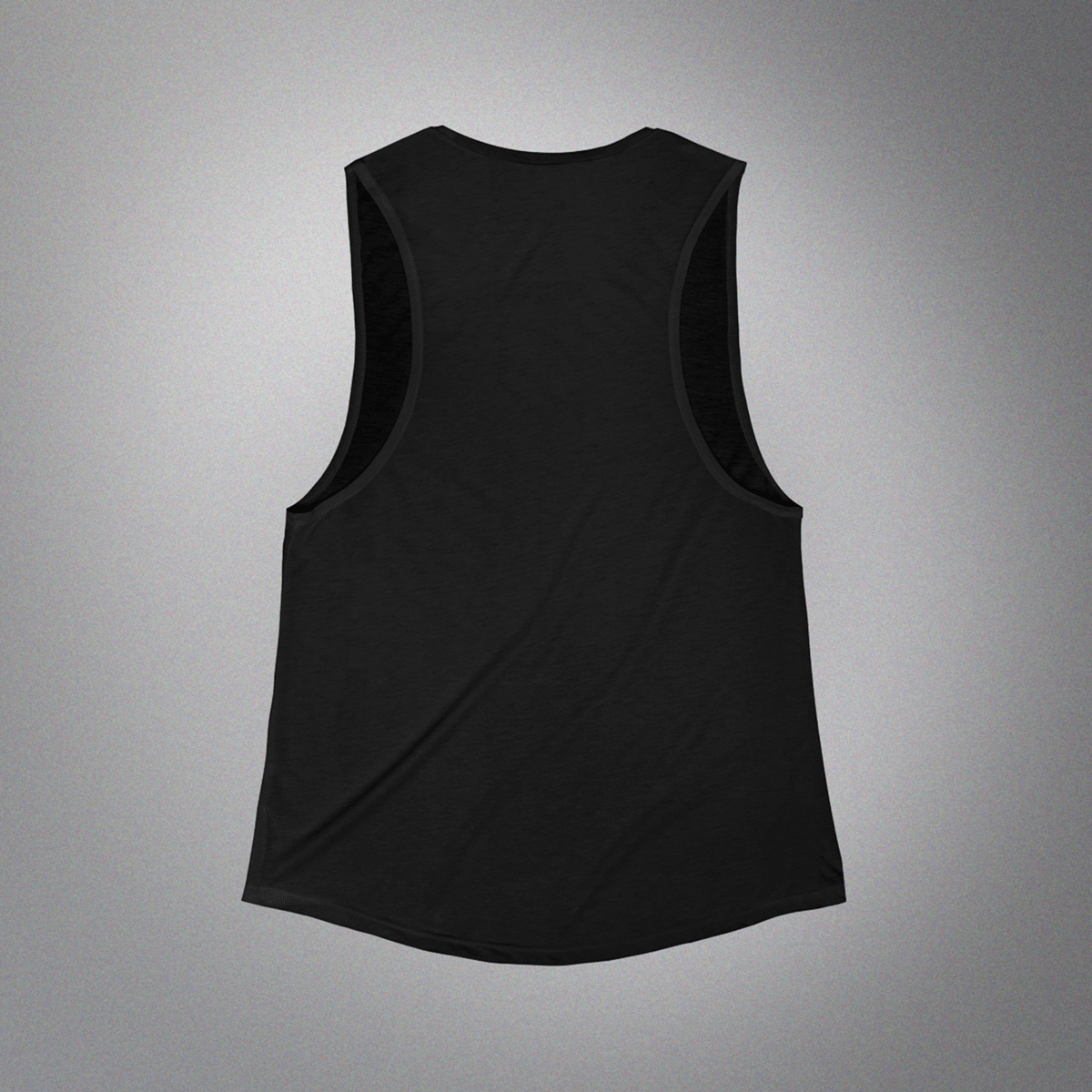 Women's Flowy Scoop Muscle Tank Black